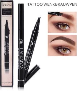 Wenkbrauw Microblade Pen - Tattoo - BRUIN 03 - Watervaste Microblading Wenkbrauwpen - Eyebrow Tattoo Pen - Make Up - 4 Punts Pen -Bekend Cosmetica Winkel 1020x1200 3