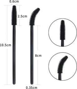Lashes & More – 50 Stuks Siliconen WimperBorsteltjes – Zwart - Mascara Borsteltjes - Mascara Borstel - Wimper Borstel - Siliconen Wimperborstel - Wimperborstel Voor Wimper Extensions - Siliconen Wenkbrauwborstel -Siliconen Top - Wenkbrauw Kwast -Bekend Cosmetica Winkel 1029x1200 7
