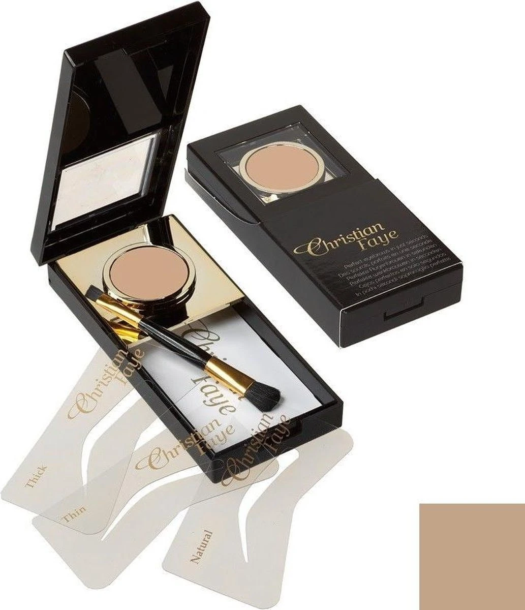 Christian Tan - Bruin - Wenkbrauwpoeder 5 Christian Tan - Bruin - Wenkbrauwpoeder - Afbeelding 3