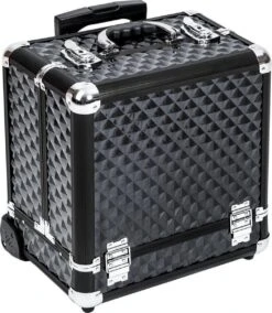 Dreamble Make-up Koffer - Make-up Trolley - Zwart - Rijdbaar - Met Wieltjes - Compact - 8 Vakken - Met Slot - 2 Sleutels -Bekend Cosmetica Winkel 1045x1200 8