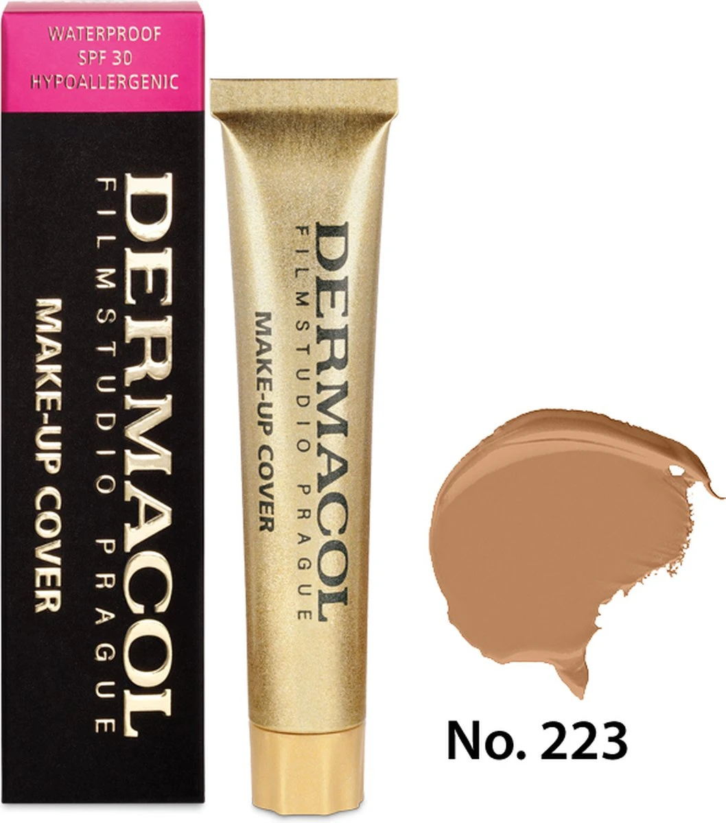 Dermacol Camouflage Make-up Cover Legendary High Covering Make-up - 30 Gram - Vrouw - Waterproof - Tint 223 12 Dermacol Camouflage Make-up Cover Legendary High Covering Make-up - 30 Gram - Vrouw - Waterproof - Tint 223 - Afbeelding 10