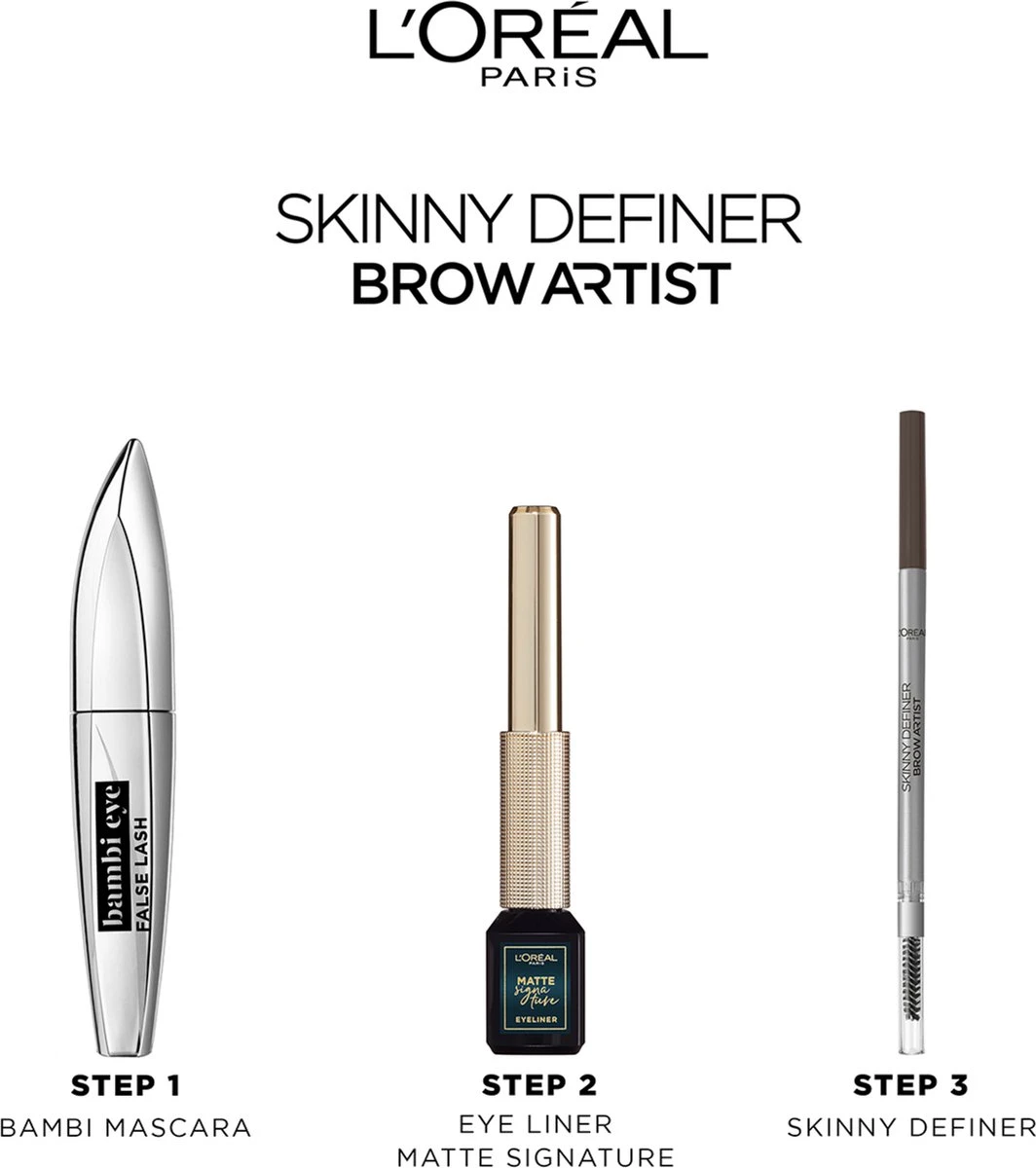 L’Oréal Paris Brow Artist Skinny Definer Wenkbrauwpotlood - 101 Blonde - Ultradun 9 L’Oréal Paris Brow Artist Skinny Definer Wenkbrauwpotlood - 101 Blonde - Ultradun - Afbeelding 7