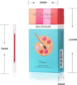 Bellive Tattoo Lipstick Red - Lipstick Dames - Tiktok - Lippenstift Wattenstaafje 20 Stuks - Lipstick Set - Waterproof Lipstick - Lippenstift Langhoudend - Long Lasting Lip Gloss - Multicolor -Bekend Cosmetica Winkel 1078x1200
