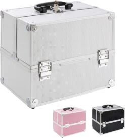 AREBOS Cosmetica Koffer - Beauty Case - Cosmetica Trolley - 15 L - Zilber 25 AREBOS Cosmetica Koffer - Beauty Case - Cosmetica Trolley - 15 L - Zilber -Bekend Cosmetica Winkel 1084x1200 8