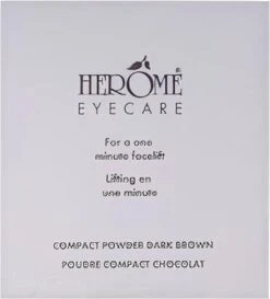 Herome Eye Care Wenkbrauw Poeder Donkerbruin - Compact Brow Powder Dark Brown - Waterproof Verrijkt Met Panthenol - Volumineuze Wenkbrauwen -Bekend Cosmetica Winkel 1085x1200 1