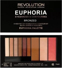 Makeup Revolution Euphoria Palette - Bronzed Euphoria -Bekend Cosmetica Winkel 1086x1200 2