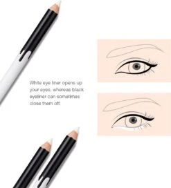 Witte Soft Eyeliner - 2 Stuks - Zachte Eyeliner - White Eyeliner - 2 Pieces - -Bekend Cosmetica Winkel 1088x1200 2