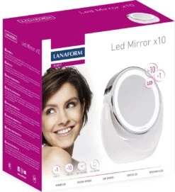 Lanaform X10 Spiegel Met Ringverlichting - Make-upspiegel - Ø11cm 16 Lanaform X10 Spiegel Met Ringverlichting - Make-upspiegel - Ø11cm -Bekend Cosmetica Winkel 1093x1200 11