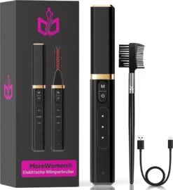 MoreWomen® Elektrische Wimperkruller - Wimperkruller - Verwarmd - Wimper Lift - Incl. Wimperborstel -Bekend Cosmetica Winkel 1096x1200 3