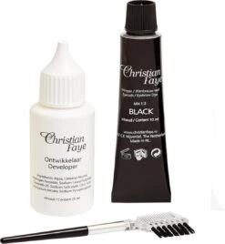 Christian Faye Wimper En Wenkbrauwverfkit - Black -Bekend Cosmetica Winkel 1106x1200 1
