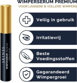 Skines® Wimperserum Premium – Eyelash Serum - Wenkbrauw Serum - Wimper Groei - 3ML -Bekend Cosmetica Winkel 1111x1200 3