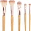 Make Up Brush - Oogschaduw - Cosmetica Kwasten / Borstels - Cosmetica - Blending Make Up Kwast - Make Up Set - Bamboe Kwasten - Make-Up Accessories - Poederkwast - Foundation Make Up Set 5 Delig - -Bekend Cosmetica Winkel 1114x1200 13