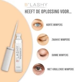 B’LASHY® Wimperserum - Wimper Groeimiddel - Wimper Serum Voor Sterke, Lange En Volle Wimpers - 5 Ml -Bekend Cosmetica Winkel 1115x1200