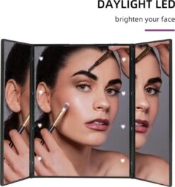 Spiegel Met LED Verlichting - Make-upspiegel - Zwart -Bekend Cosmetica Winkel 1124x1200 6