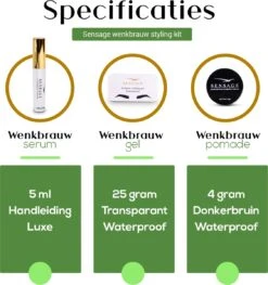Sensage Wenkbrauwgel Set | Brow Soap | Pomade Donkerbruin | Wenkbrauw Serum | Wenkbrauw Borstel 3 Stuks 15 Sensage Wenkbrauwgel Set | Brow Soap | Pomade Donkerbruin | Wenkbrauw Serum | Wenkbrauw Borstel 3 Stuks -Bekend Cosmetica Winkel 1126x1200 5
