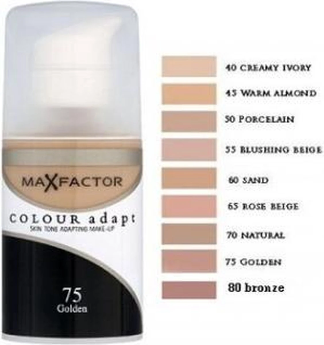 Max Factor Colour Adapt Foundation - 45 Warm Almond 4 Max Factor Colour Adapt Foundation - 45 Warm Almond - Afbeelding 2