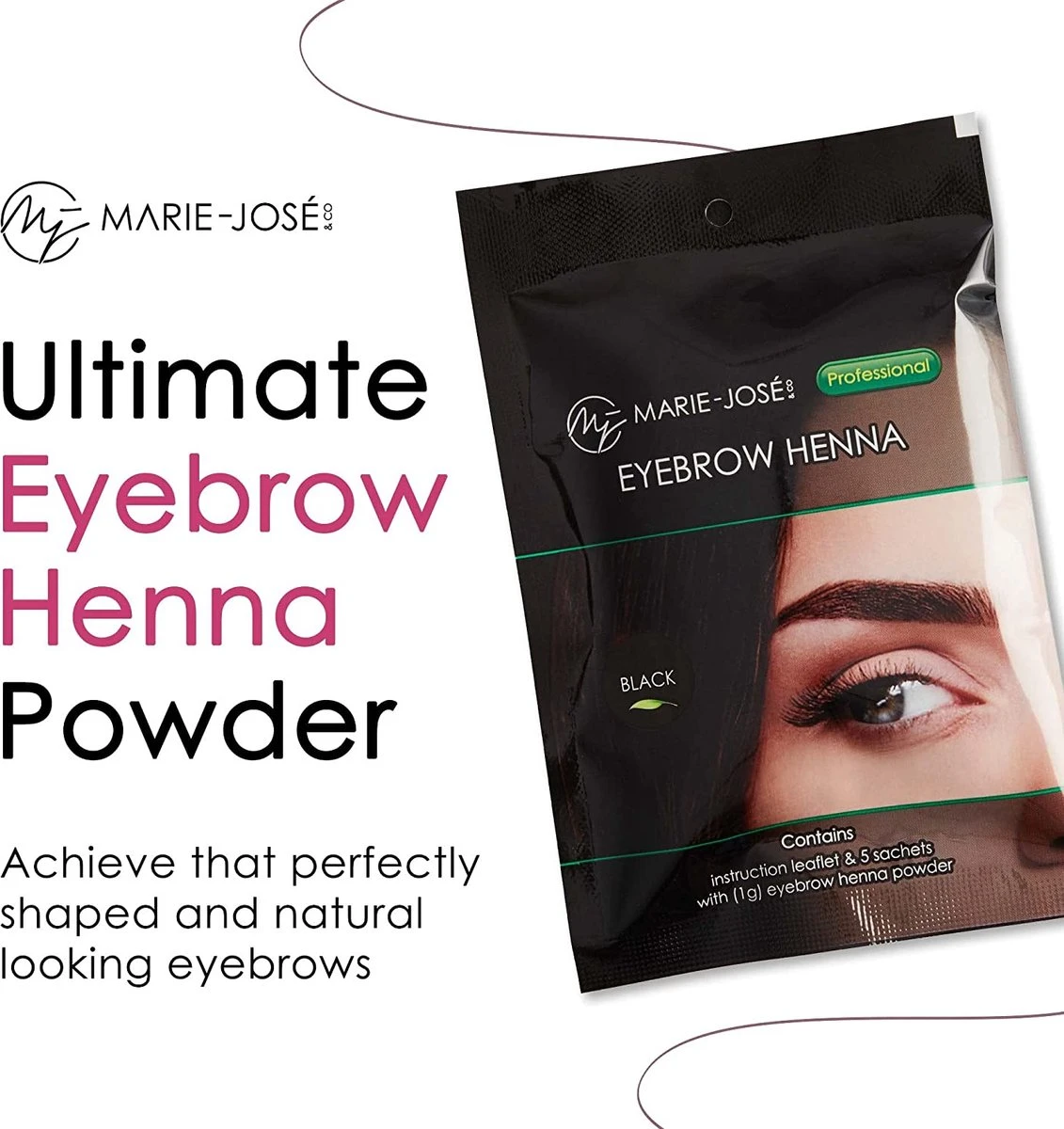 Henna Wenkbrauwverf Zwart | Henna Brows |Geschikt Voor Minstens 25 Toepassingen 5 Henna Wenkbrauwverf Zwart | Henna Brows |Geschikt Voor Minstens 25 Toepassingen - Afbeelding 3