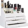 Relaxdays Make-up Organizer - Tweedelig - Cosmetica Opbergdoos - Wit 1 Relaxdays Make-up Organizer - Tweedelig - Cosmetica Opbergdoos - Wit -Bekend Cosmetica Winkel 1135x1200 14
