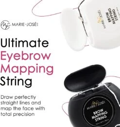 Marie-José & Co Brow Mapping String Set - Zwart & Witte Draad + 10 Vingerbeschermers - Perfect Wenkbrauwen Aftekenen Met Voorgekleurde Draad - Alternatief Voor Wenkbrauwsjablonen -Bekend Cosmetica Winkel 1137x1200 7