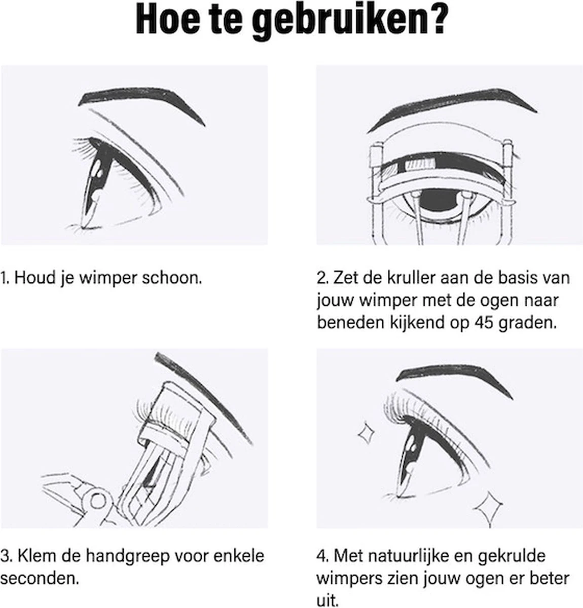 Merkloos Professionele Wimperkruller // Wimperkruller Met Kam // Mooi Krul Wimpers // Wimperliftend Effect Wimperkruller // Zwarte Wimperkruller 4 Merkloos Professionele Wimperkruller // Wimperkruller Met Kam // Mooi Krul Wimpers // Wimperliftend Effect Wimperkruller // Zwarte Wimperkruller - Afbeelding 2