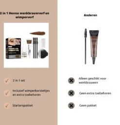 2 In 1 - Henna Wenkbrauwverf En Wimperverf - Bruin - Henna Brows - DIY Henna Brows Kit - Starterspakket 13 2 In 1 - Henna Wenkbrauwverf En Wimperverf - Bruin - Henna Brows - DIY Henna Brows Kit - Starterspakket -Bekend Cosmetica Winkel 1152x1200 2