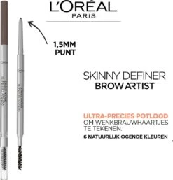 L’Oréal Paris Brow Artist Skinny Definer Wenkbrauwpotlood - 101 Blonde - Ultradun 16 L’Oréal Paris Brow Artist Skinny Definer Wenkbrauwpotlood - 101 Blonde - Ultradun -Bekend Cosmetica Winkel 1152x1200 7