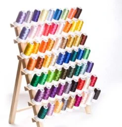 Merkloos Houten Naaigaren Rek - 60 Houders Voor Garen - Voor Naaien & Borduren - Opbergrek Staand - 60 Pinnen - Houder - Organizer - Hout -Bekend Cosmetica Winkel 1154x1200 16