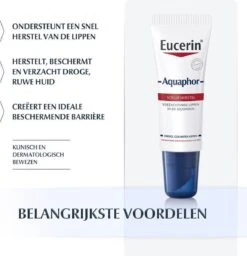 Eucerin Aquaphor SOS Lip Herstel - Lippenbalsem -Bekend Cosmetica Winkel 1160x1200 2