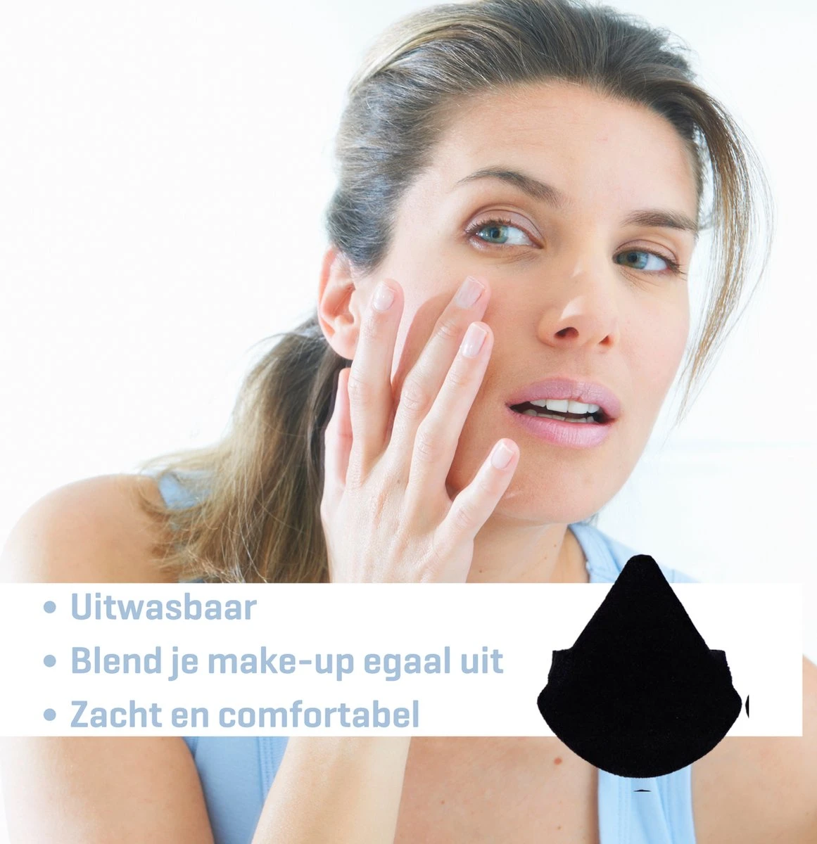 Merkloos Powder Puff Driehoek - Beauty Blender - Powder Puff - Poederdons - 12 Stuks - Zwart 4 Merkloos Powder Puff Driehoek - Beauty Blender - Powder Puff - Poederdons - 12 Stuks - Zwart - Afbeelding 2