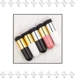 Merkloos EPIN | Poederkwast | Foundation Kwast | Powder Brush | Make-up Kwast | Zwart Met Goud -Bekend Cosmetica Winkel 1164x1200 17