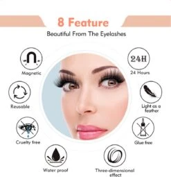 Nepwimers Zonder Lijm | Magnetische Wimpers | Eyeliners | Diamond Wimpers | Pincet | Wimperset | Model Diamond | Fake Lashes | M5 Lashes Diamond Set | Herbruikbare Wimpers | 3D Wimpers | Kit | Waterbestendig | Natuurlijke Wimpers | Waterproof -Bekend Cosmetica Winkel 1164x1200 4