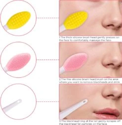 Merkloos Lip Scrub Borstel Set 4-delig - Mee Eters Verwijderen – Gezichtsreiniger – Gezichtsborstel Blackhead Remover -Bekend Cosmetica Winkel 1166x1200 1