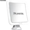 Melodii ML10X - Make Up Spiegel Met LED Verlichting - Scheerspiegel - 10x Vergroting - Met Tru-Daylight Verlichting - Voor Hem En Voor Haar -Bekend Cosmetica Winkel 1167x1200 12
