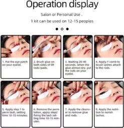 Flora Ruby - Wimper & Wenkbrauw Lifting Set 2 In 1 - Professionele 2 In 1 Lash Lift & Brow Lamination Kit - Permanente Wimperkruller -Bekend Cosmetica Winkel 1167x1200