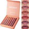 Set Van 6 X Matte Lip Gloss Nude | Lipgloss Matte Set | Waterproof | Nude Kleuren 1 Set Van 6 X Matte Lip Gloss Nude | Lipgloss Matte Set | Waterproof | Nude Kleuren -Bekend Cosmetica Winkel 1171x1200
