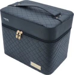 Confibel Make Up Koffer - Uitklapbaar - 5 Opbergbakken - Met Spiegel - Zwart -Bekend Cosmetica Winkel 1171x1200 13