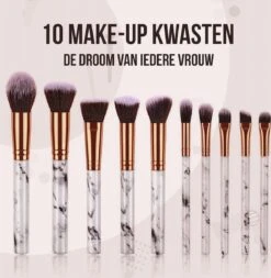 Luxe Make Up Kwasten Set - Make Up Brush - Oogschaduw – Beauty - Foundation Kwast - Poederkwast - Brush - Make Up - Cosmetica - Kwasten Set – Make Up Etui - Make Up Penselen Set – Make Up Set -Bekend Cosmetica Winkel 1172x1200 11