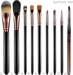 Evvie Professionele 29-delige Make-up Kwasten Set Deluxe Visagie Kwastenset -Bekend Cosmetica Winkel 1172x1200 12