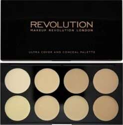 Makeup Revolution Cover & Conceal Cream Palette - Light -Bekend Cosmetica Winkel 1179x1200 4