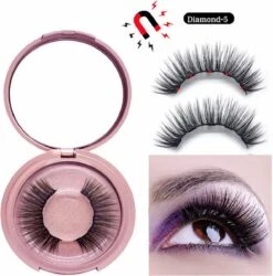 Nepwimers Zonder Lijm | Magnetische Wimpers | Eyeliners | Diamond Wimpers | Pincet | Wimperset | Model Diamond | Fake Lashes | M5 Lashes Diamond Set | Herbruikbare Wimpers | 3D Wimpers | Kit | Waterbestendig | Natuurlijke Wimpers | Waterproof -Bekend Cosmetica Winkel 1184x1200 3