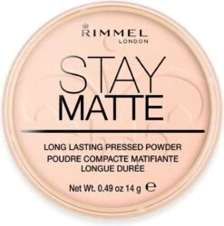Rimmel London Rimmel - Stay Matte Matte Pressed Powder 14 G 002 Pink Blossom - 16 Rimmel London Rimmel - Stay Matte Matte Pressed Powder 14 G 002 Pink Blossom - -Bekend Cosmetica Winkel 1184x1200 9