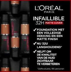 L’Oréal Paris Infaillible 32H Matte Cover Foundation - 320 - Foundation Met Een Volledige Dekking En Een Matte Finish - 30 Ml 12 L’Oréal Paris Infaillible 32H Matte Cover Foundation - 320 - Foundation Met Een Volledige Dekking En Een Matte Finish - 30 Ml -Bekend Cosmetica Winkel 1188x1200 12