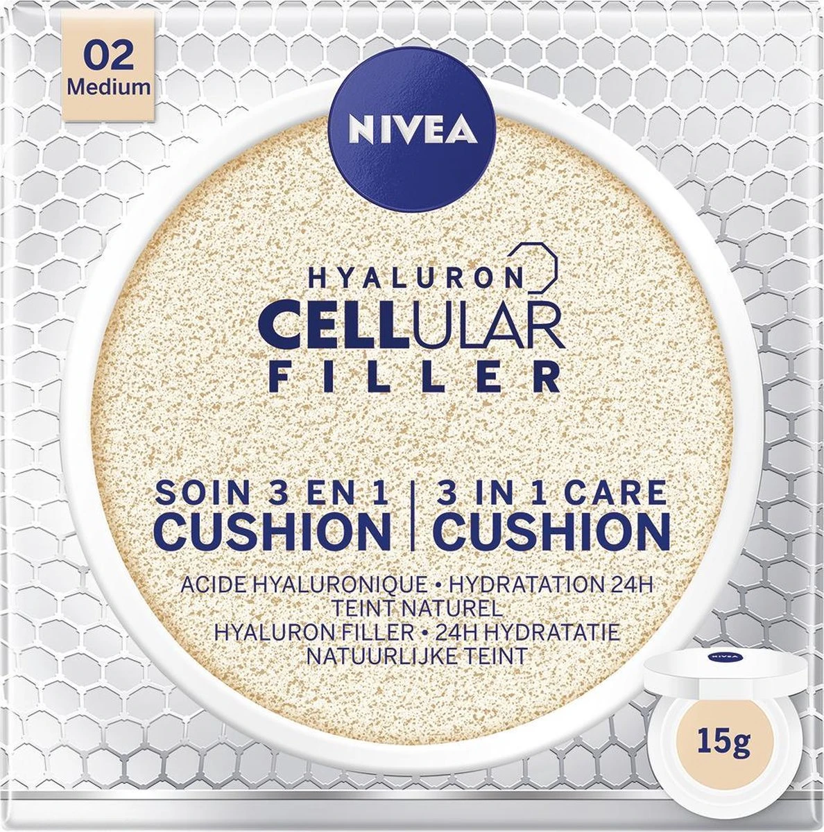 Nivea, Hyaluron Cellular Filler - 02 Medium 15 G 3 Nivea, Hyaluron Cellular Filler - 02 Medium 15 G