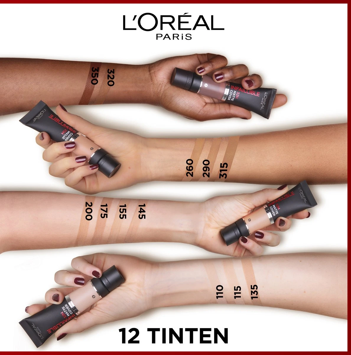 L’Oréal Paris Infaillible 32H Matte Cover Foundation - 320 - Foundation Met Een Volledige Dekking En Een Matte Finish - 30 Ml 4 L’Oréal Paris Infaillible 32H Matte Cover Foundation - 320 - Foundation Met Een Volledige Dekking En Een Matte Finish - 30 Ml - Afbeelding 2