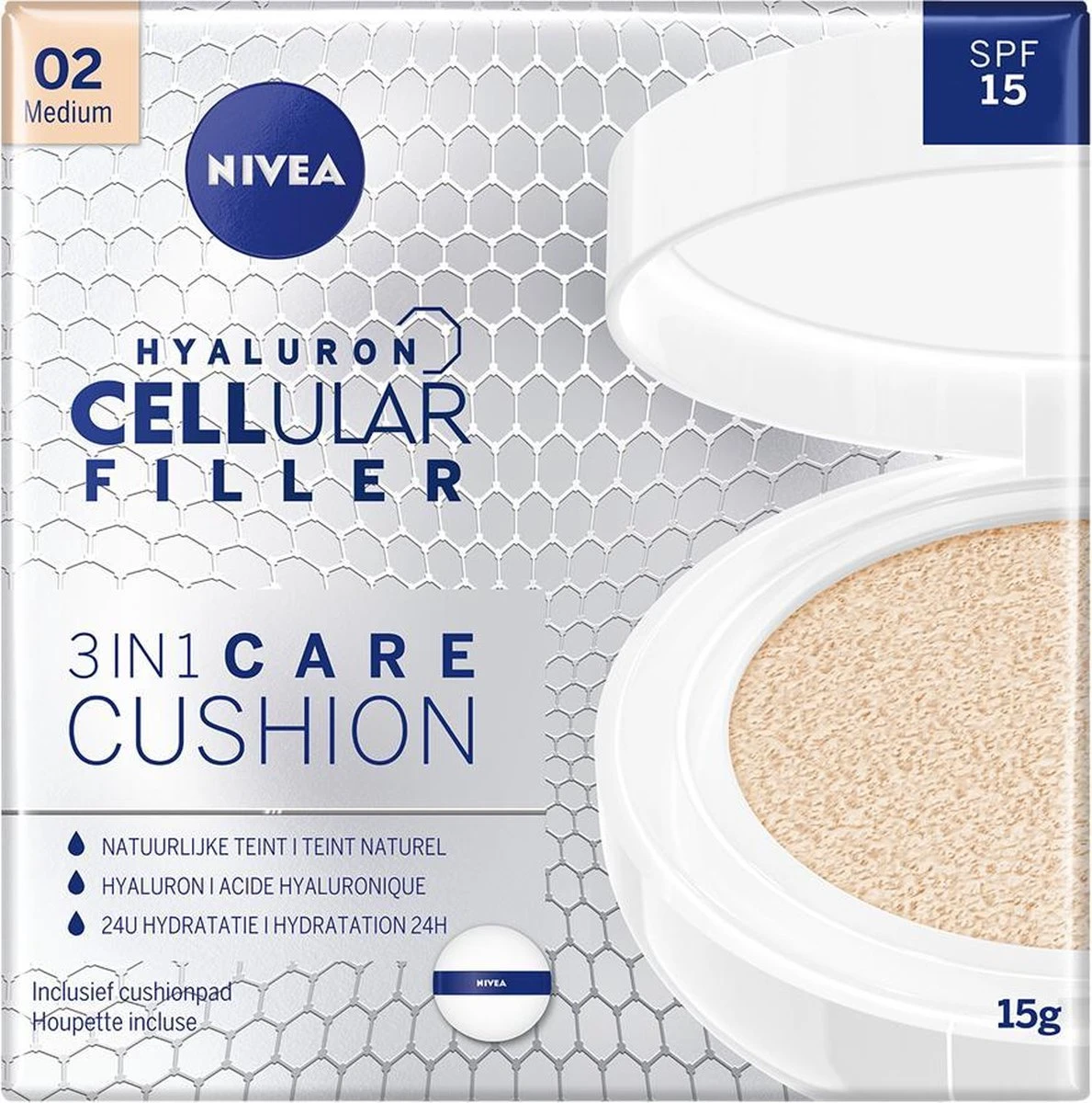 Nivea, Hyaluron Cellular Filler - 02 Medium 15 G 4 Nivea, Hyaluron Cellular Filler - 02 Medium 15 G - Afbeelding 2