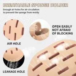 Siliconen Make Up Spons Houder/Fopspeen Bakje/Speen Ophangbare Bak/ Onbreekbare Milieuvriendelijke Make-up Hoes/make-up Spons Houder/ Make-up Tools/ Wasbare Make-up Spons Houder/ SiliconeMake Up Holder/ Ophangbare Make-up Houder /Make-up Tools Reizen -Bekend Cosmetica Winkel 1193x1200 14