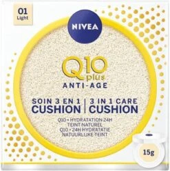 Nivea Q10 Plus Anti-Age 01 Light 3-in-1 Care Cushion - 15 Gr