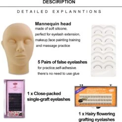 Lashes & More | Wimperextensions Starters Pakket + Luxe Nano Mister | Oefenset Voor Beginnend Wimperstylist | Lash Kit | Oefen Wimper Set -Bekend Cosmetica Winkel 1198x1200 31