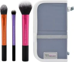 Real Techniques Essentials Set - 3 Delig - Make-up Kwastenset