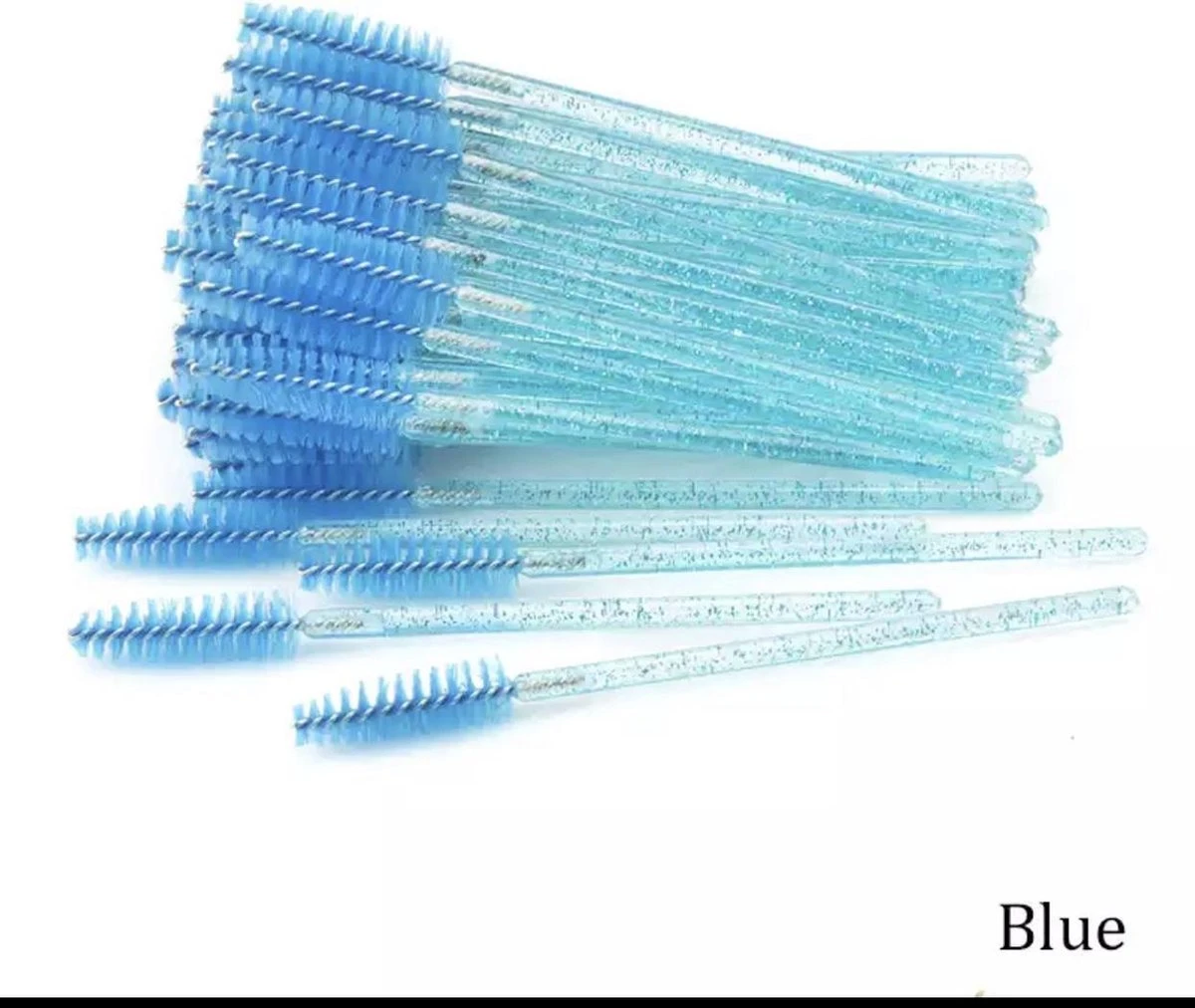 Wegwerp Wimper En Wenkbrauw Borsteltjes - Mascara Borsteltjes - 10 Stuks - Blauw 3 Wegwerp Wimper En Wenkbrauw Borsteltjes - Mascara Borsteltjes - 10 Stuks - Blauw